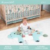 The Peanutshell Dino Tummy Time Mat and Security Blanket Crib Bedding Set, 4-Piece Set - image 3 of 4