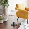Zuo Woozy Side Table White & Black - 2 of 4