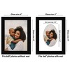 Americanflat Picture Frame with Oval Mat Insert and Shatter-Resistant Glass - Signature Collection - Photo Frame for Wall Display - 2 of 4
