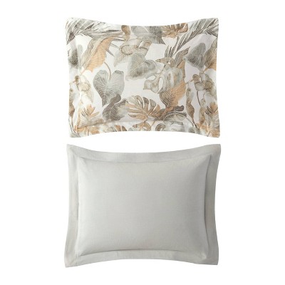 Green and Gold Cotton Boho-Chic Queen Bedspread Cover Set