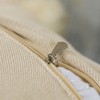 DEERLUX 16" Handwoven Cotton Throw Pillow Cover with Ogee Pattern and Tasseled Top - 4 of 4