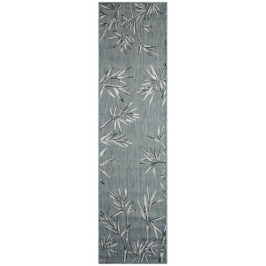 Liora Manne Carmel  Indoor/Outdoor Rug  Aqua.. - 1 of 4
