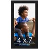 PosterPalooza | Photo Size Modernist Black Picture Frame - UV Acrylic, Foam Board Backing, Hanging Hardware - 2 of 4