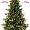 Pre-Lit Slim Aspen Fir Artificial Christmas Tree | 350 UL Clear Lights, Metal Stand - 4 of 4