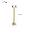 Unique Bargains Smooth Stable Rust Resistant Party Wedding Card Holders 12 Pcs Gold 3.9 Inch - 2 of 4