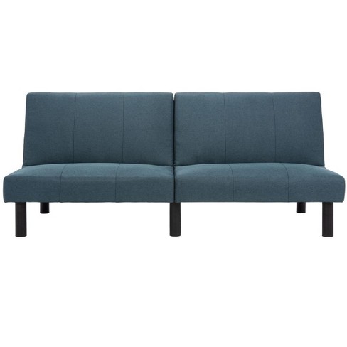 Astoria Foldable Futon Bed - Navy/Black - Safavieh. - image 1 of 4