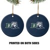 Drew University Primary Logo Porcelain Holiday Christmas Tree Ornament - 2 of 4