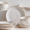 LunaLulinlk Cream Stoneware Dinner Plate - 4 of 4