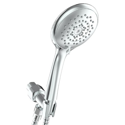 Niagara Conservation Healthguard 5-Spray with 1.5 GPM Wall Mount Handheld Shower Head - Chrome with Removable Faceplate - image 1 of 4