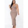 Slickblue Plus Size Solid Maxi Dress for Women, Sleeveless Stretch Jersey Knit, Casual Fit, 14 Colors Options, Size 1XL-3XL - 2 of 4