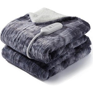 Tie Dye Electric Blanket, Soft Washable Electric Blanket, Heating Blanket for Bedding, With 5 Heat Settings - 1 of 4