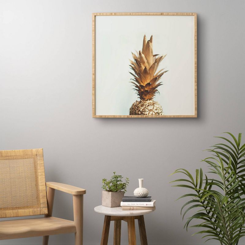 Chelsea Victoria The Gold Pineapple Framed Wall Art by Deny Designs, 6 of 7