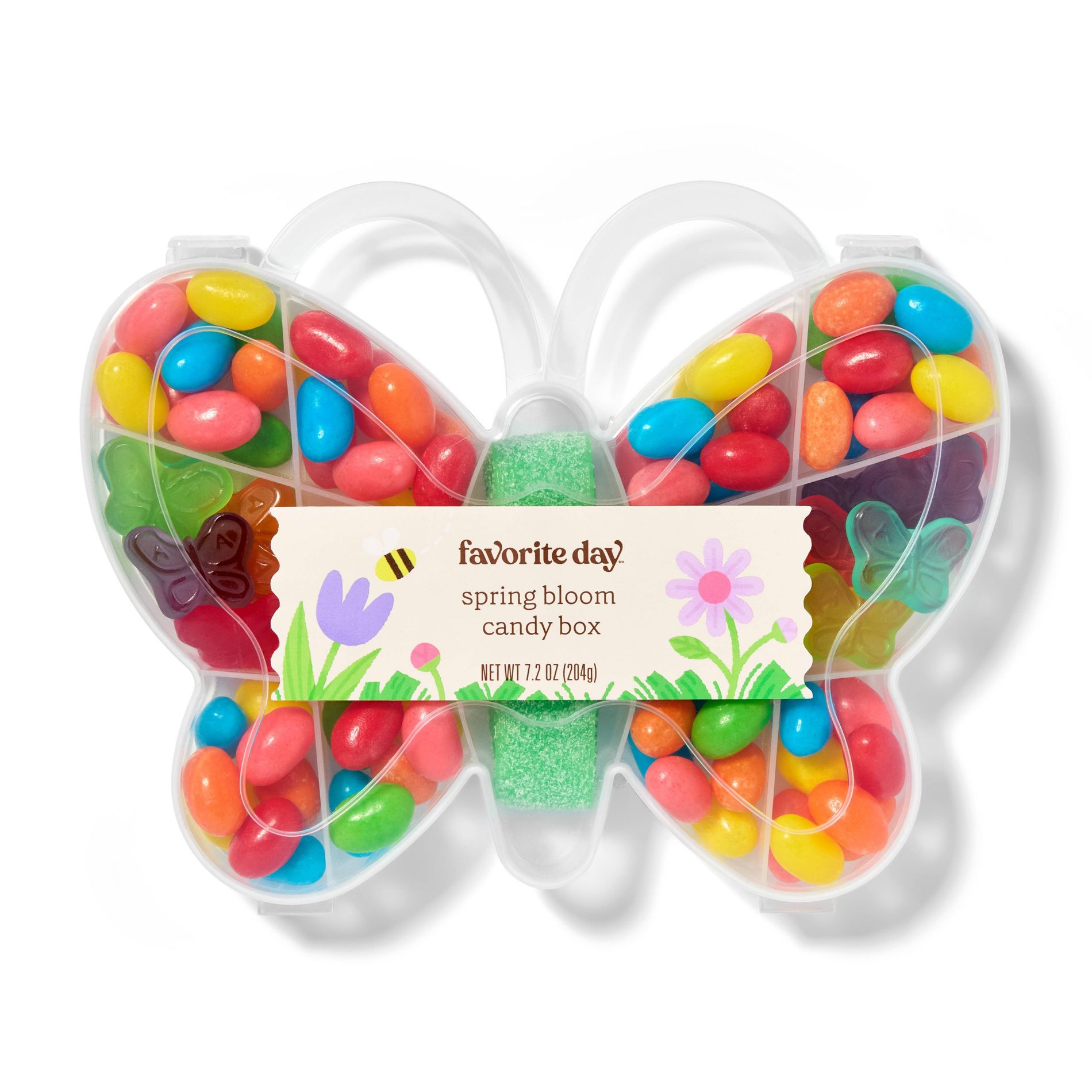 Easter Spring Gummy Butterfly Snackle Candy Box - 7.2oz - Favorite Day™