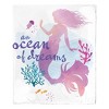 Disney Little Mermaid Ocean Of Dreams Silk Touch Throw Blanket - 2 of 4