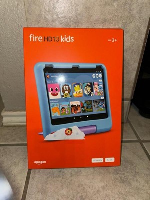 All-new  Fire HD 10 Kids tablet- 2023, ages 3-7 | Bright 10.1 HD  screen with ad-free content and parental controls included, 13-hr battery,  32