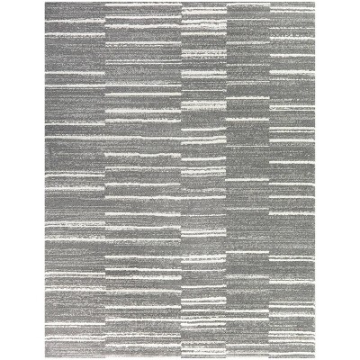 5'3"x7' Georges Contemporary Abstract Rug Gray - Balta Rugs