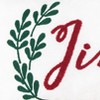 C&F Home 12" x 24" Jingle Sprig Chainstitch Christmas Throw Pillow - 3 of 4