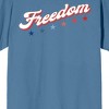 Americana Freedom Crew Neck Short Sleeve Blue Fog Men's T-shirt - 2 of 2