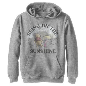 Boy's Winnie the Pooh Piglet Bring On The Sunshine Pull Over Hoodie - 1 of 4