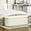 NicBex Storage Ottoman Bench for Bedroom,Storage Bench with Wood Frame,Ottoman for Living Room, Bedroom, Entryway,White - 2 of 4