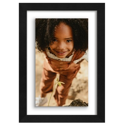 Americanflat Two-Sided Floating Picture Frame to Display Photos, Wall Art, and Pressed Flowers
