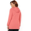 Catherines Women's Plus Size Cloud Knit French Terry Classic Hoodie Tunic - 3 of 4