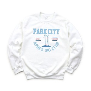 Simply Sage Market Women's Graphic Sweatshirt Park City Ski Club - 1 of 3