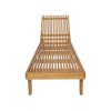 Outdoor Wooden Chaise Lounge Chair - 4 of 4