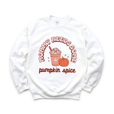 Simply Sage Market Women's Graphic Sweatshirt Retro Mommy Needs Some Pumpkin Spice