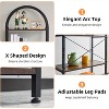 Modern Freestanding Display Shelving Unit Storage Bookshelf 5 Tier Bookcase Industrial Open Book Shelves,Rack Metal Frame for Bedroom Living Room - 4 of 4