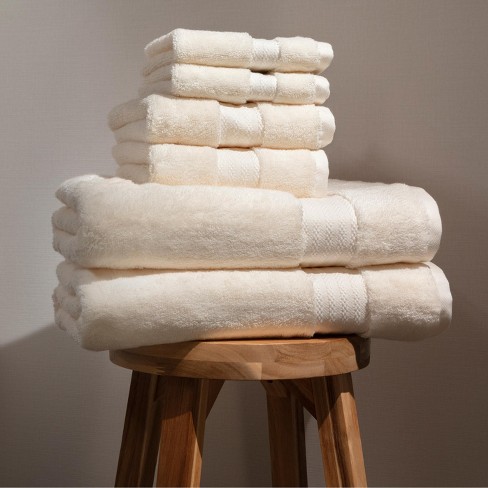 Nate Home by Nate Berkus 100% Cotton 6-Piece Bath Towel Set - LICHEN