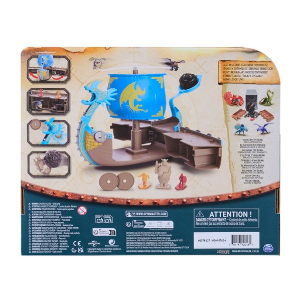 DreamWorks Dragons, Cómo Entrenar a Tu Dragón Set de Juego de Barco Vikingo Transformable 7