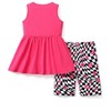 L.O.L. Surprise! Toddler Kids Girls Clothes 2PCS Outfits Ruffle Sleeveless Top and Plaid Print Shorts Set - 2 of 4