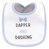 Hudson Baby Infant Boy Cotton Bib and Sock Set 5pk, Dapper And Dashing, One Size - 4 of 4