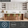 VAXCEL Austen 4L Silver Linear Chandelier Island Pendant Light Fixture - 3 of 4