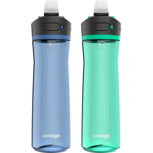 Contigo 24 Oz. Ashland 2.0 Tritan Water Bottle 2-pack - Blue Corn/coriander  : Target