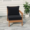 WestinTrends  Avalon Outdoor Patio HDPE Right Arm Facing Sectional Corner Club Chair with Patio Cushions - 2 of 4