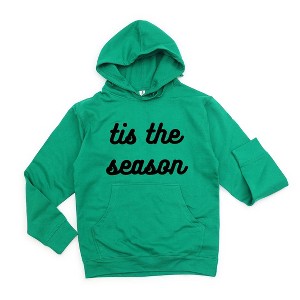 Simply Sage Market Women's Graphic Hoodie Tis The Season Bold Cursive - 1 of 3