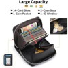 Clotth Womens Wallet - RFID Blocking Slim Genuine Leather Credit Card Holder,Wallet for Women - with 14 Card Slots & Coin Pouch - 2 of 4