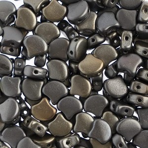 John Bead Matubo 50g Czech Glass 7.5mm Crystal/ Grey Rainbow #00030-01670 Gingko Leaf Beads for DIY Jewelry Necklace Bracelets Making - 1 of 2