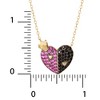 Disney Villains Sterling Silver Queen of Hearts Necklace - 4 of 4