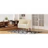 NicBex Club Chair Accent Chair, Upholstered Living Room Chairs with Button-Tufted Back, Tub Chair with Birch Legs Reading Chair for Living Room - 4 of 4