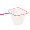 Unique Bargains Plastic Coated Handle Landing Fish Net for Aquarium Pond 4.5" Width Pink 2 Pcs - 3 of 4