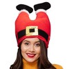 Simply Genius Santa Legs Hat (3 Pack): Humorous 13” Inverted Santa Claus Legs Hat, Festive Holiday Decor - 2 of 4