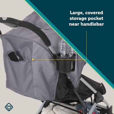 Safety 1st Easy-Fold Compact Gray and Black Stroller