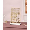 Jewelry Holder, Accessory Organizer, Jewelry Display Stand with Metal Frame and Velvet Tray - 2 of 4