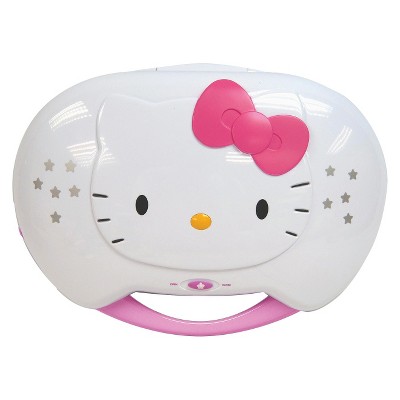 Hello Kitty CD Karaoke System/CD Player with AC Adapter – Pink 