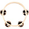Nino Single Row Wood Tambourine, Natural - 2 of 4