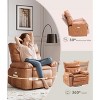 GustoWave Swivel Rocking Chair for Adults, Massage Recliner Sofa, Upholstered Glider Recliner Nursery Chair for Living Room - 4 of 4