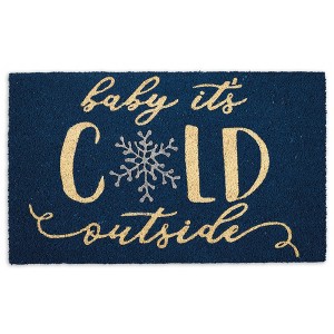 Design Imports  Baby Its Cold Doormat - 1 of 4
